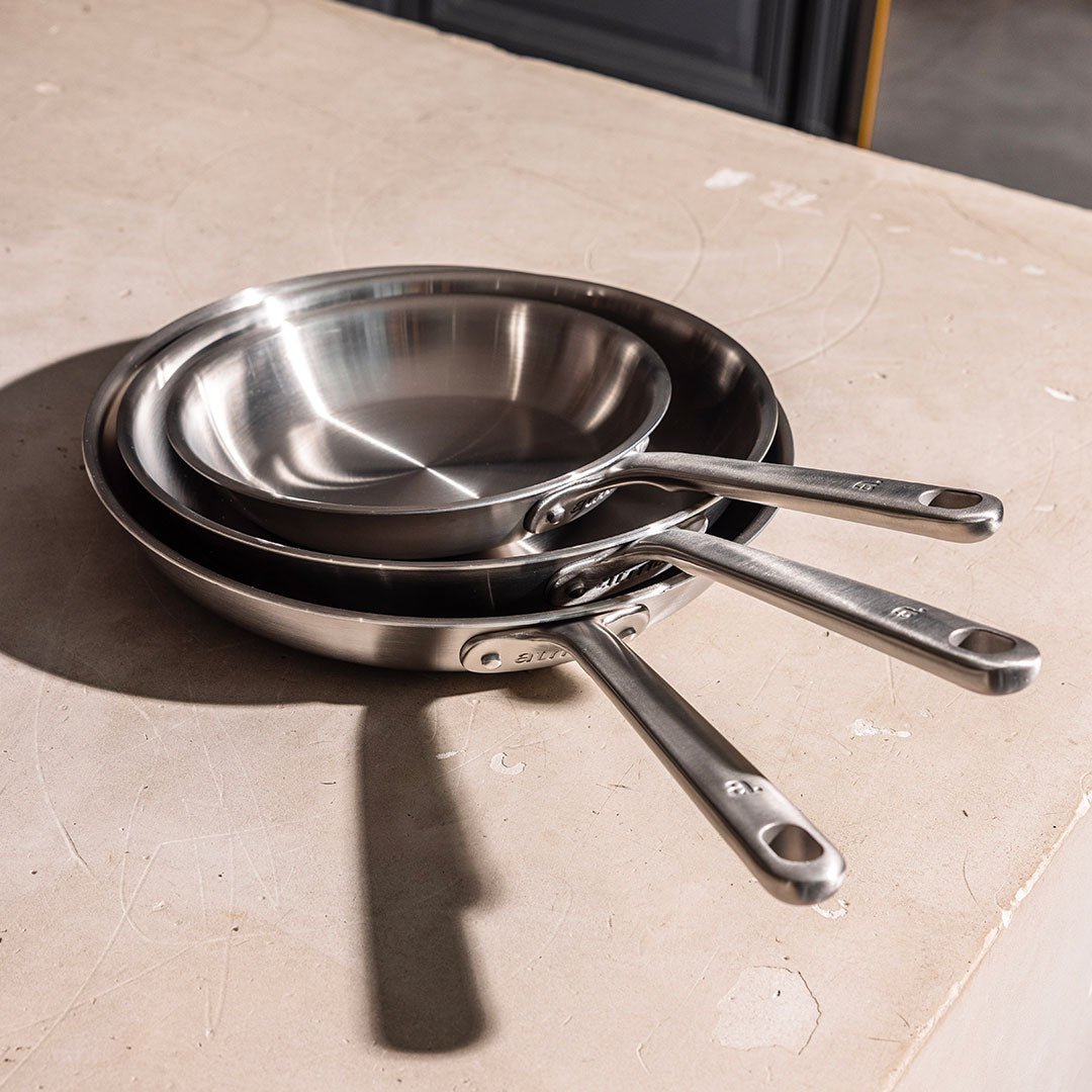 Batterie de cuisine en inox, 21 pièces - Stock