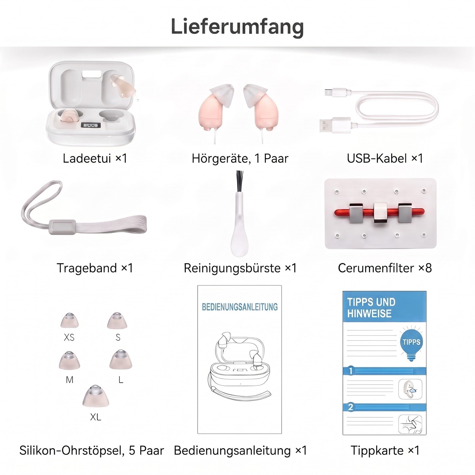 Claria — Inhalt der Box